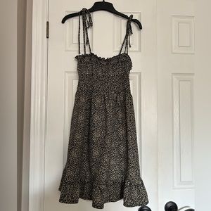 TOPSHOP Animal Print Dress. Size 8